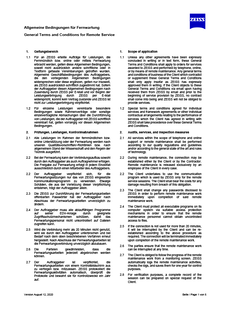 แสดงภาพตัวอย่างของ General Terms and Conditions for Remote Service
