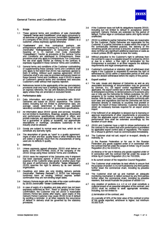 แสดงภาพตัวอย่างของ General Terms and Conditions of Sale