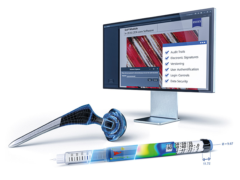 คุณสมบัติหลักของ ZEISS ZEN core GxP Toolkit