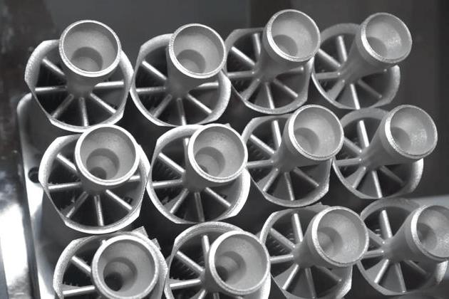 หัวผสมเชื้อเพลิง – ผลิตจาก INCONEL 625 – เป็นส่วนหนึ่งของกังหันก๊าซอุตสาหกรรมของ Siemens Energy