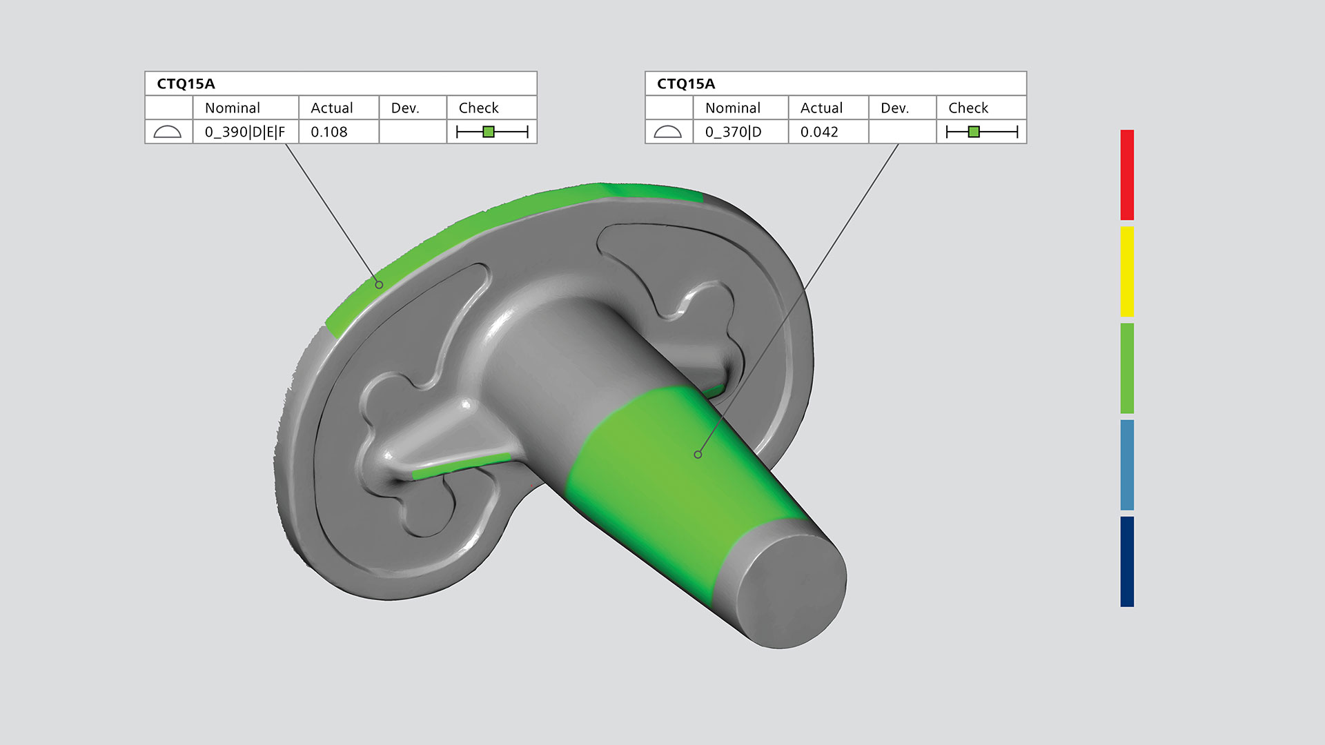ZEISS INSPECT แสดงข้อมูลเป็นภาพเพื่อแสดงข้อมูลให้ชัดเจนยิ่งขึ้น