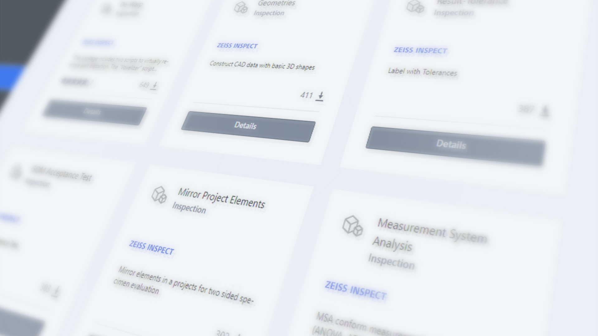การเข้าถึงซอฟต์แวร์ได้โดยตรงใน ZEISS Quality Software Store 