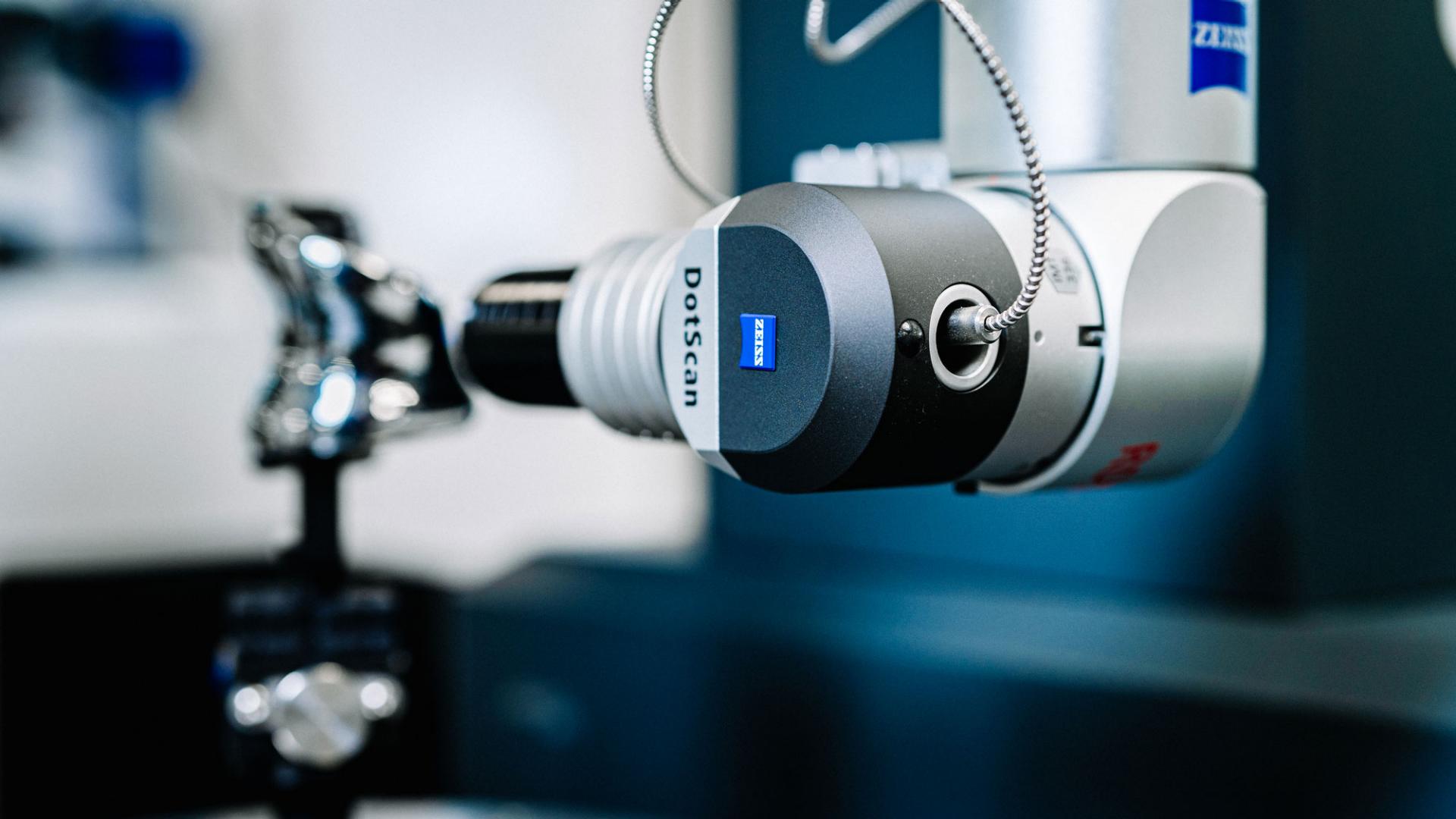 ZEISS DotScan: ออปติคอลเซ็นเซอร์สำหรับเก็บรายละเอียดพื้นผิวรูปแบบฟรีฟอร์ม
