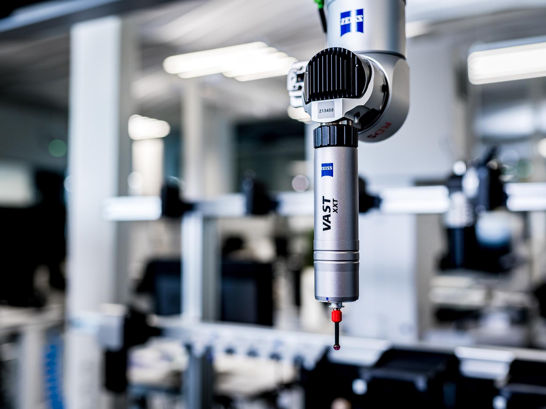 หัวโพรบวัด ZEISS VAST XXT ในการใช้งาน